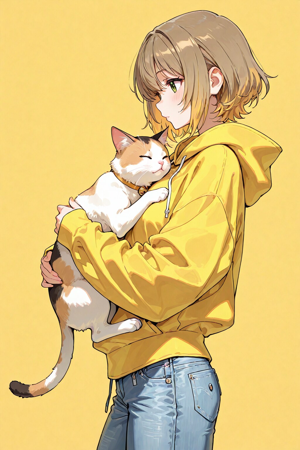猫好きな彼女 | の人気AIイラスト・グラビア