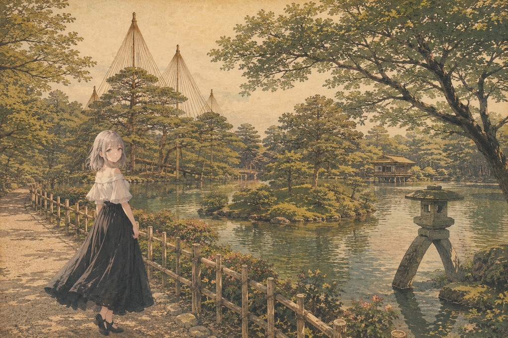 レトロ兼六園