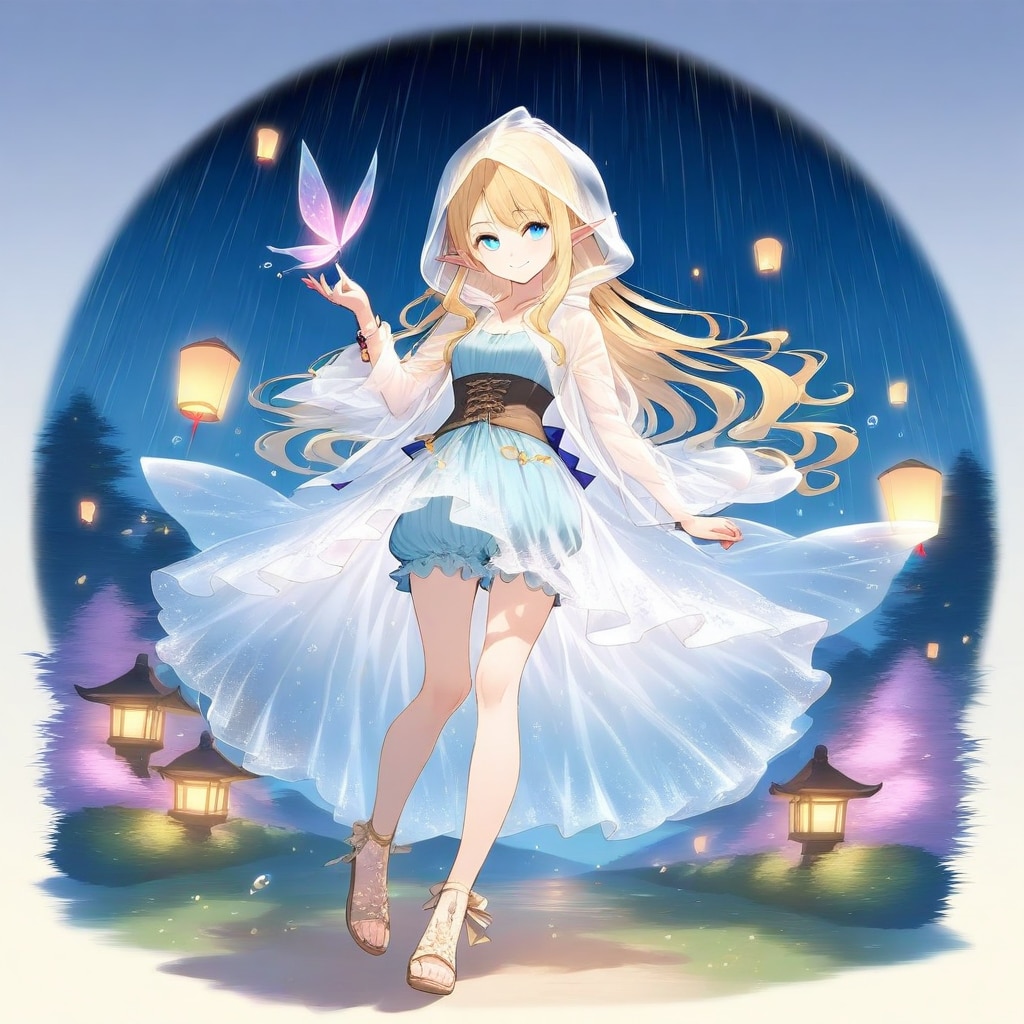 サツキツツジ浴衣のフェアリー