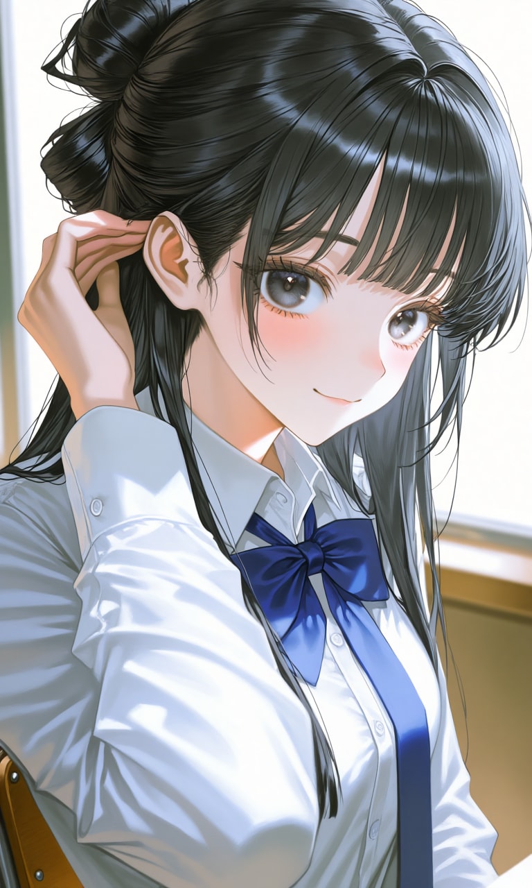 グッとくる仕草は？💕 | の人気AIイラスト・グラビア