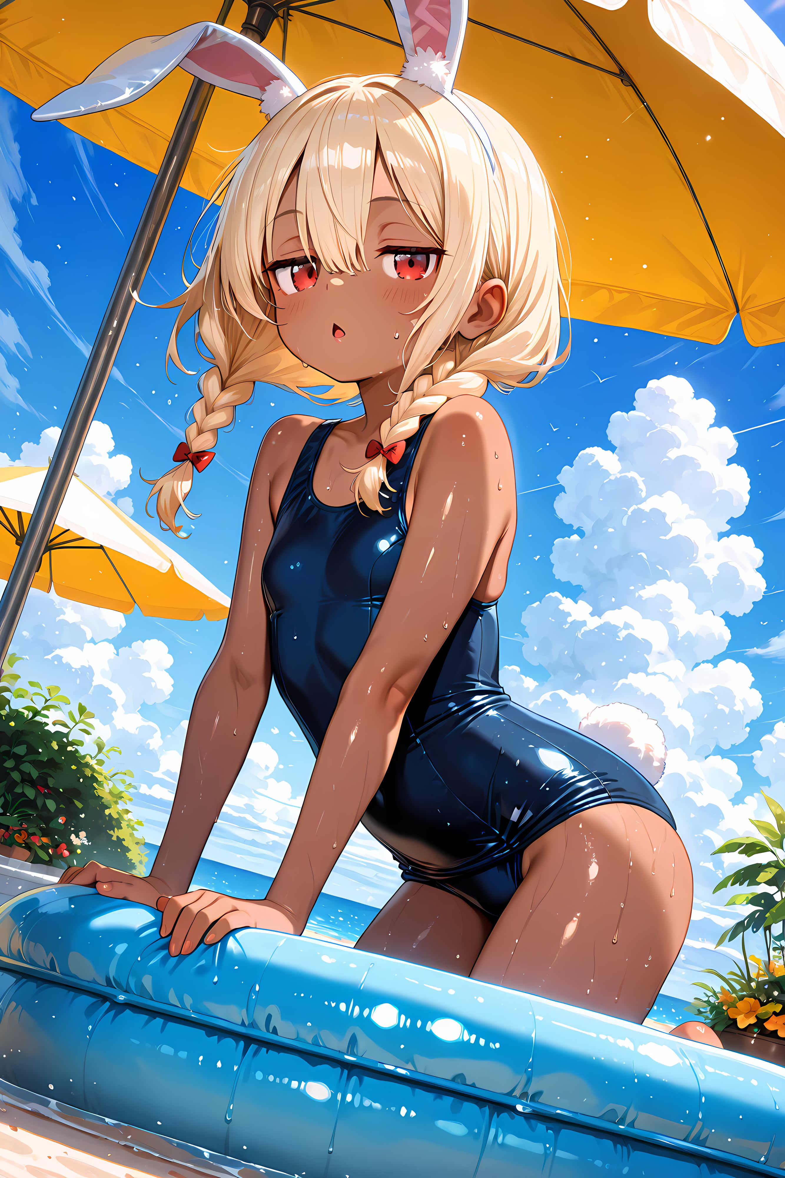 スク水とバニーとベンちゃん