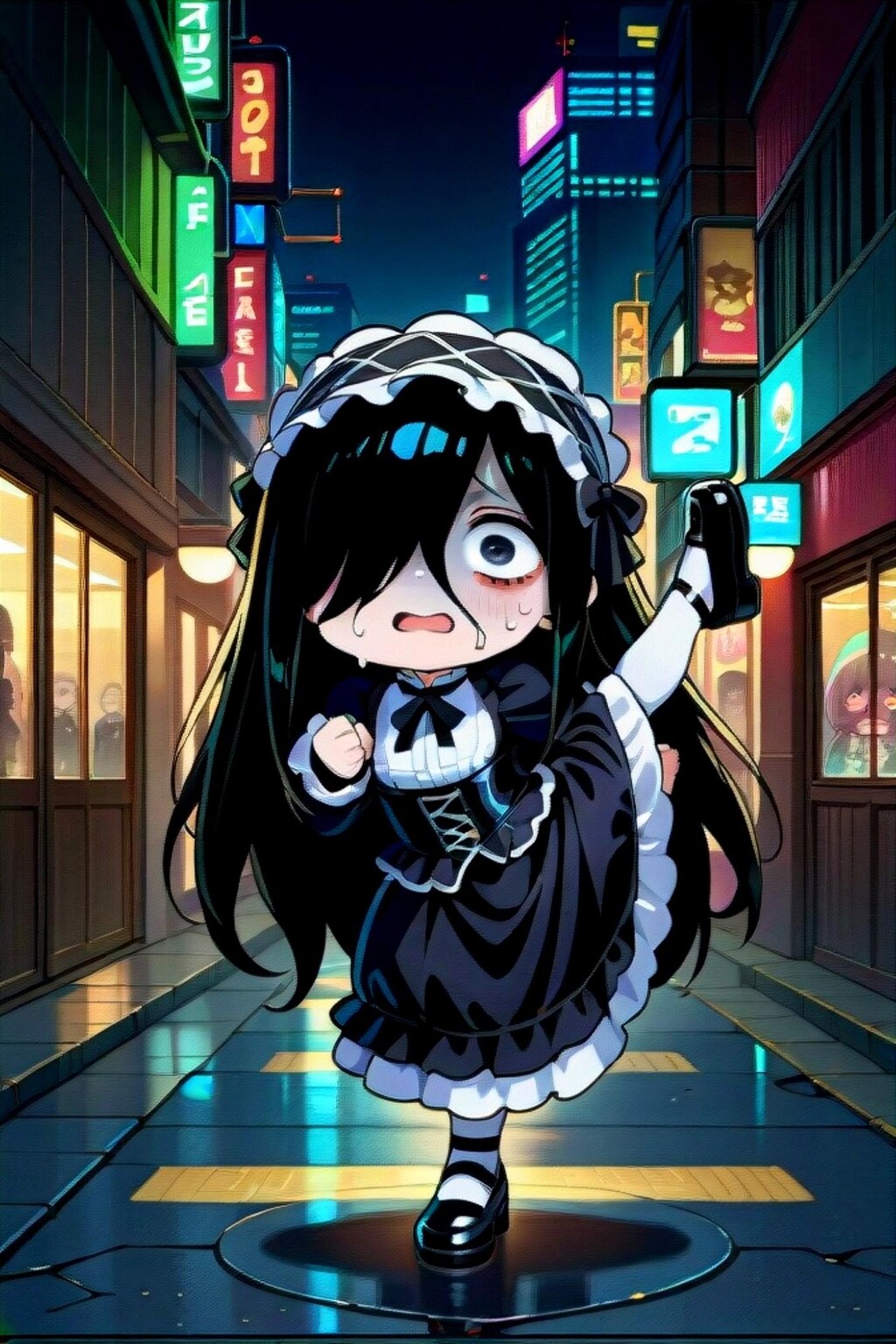 踊る黒髪ちゃん