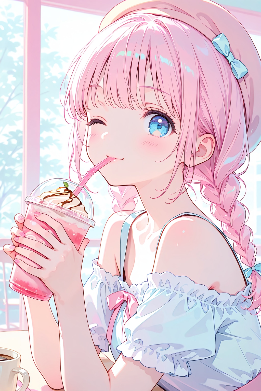 カフェタイム | の人気AIイラスト・グラビア