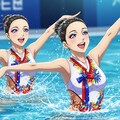 シンクロ美少女　デュエット演技⑬ 2枚目