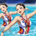 シンクロ美少女　デュエット演技⑬ 5枚目