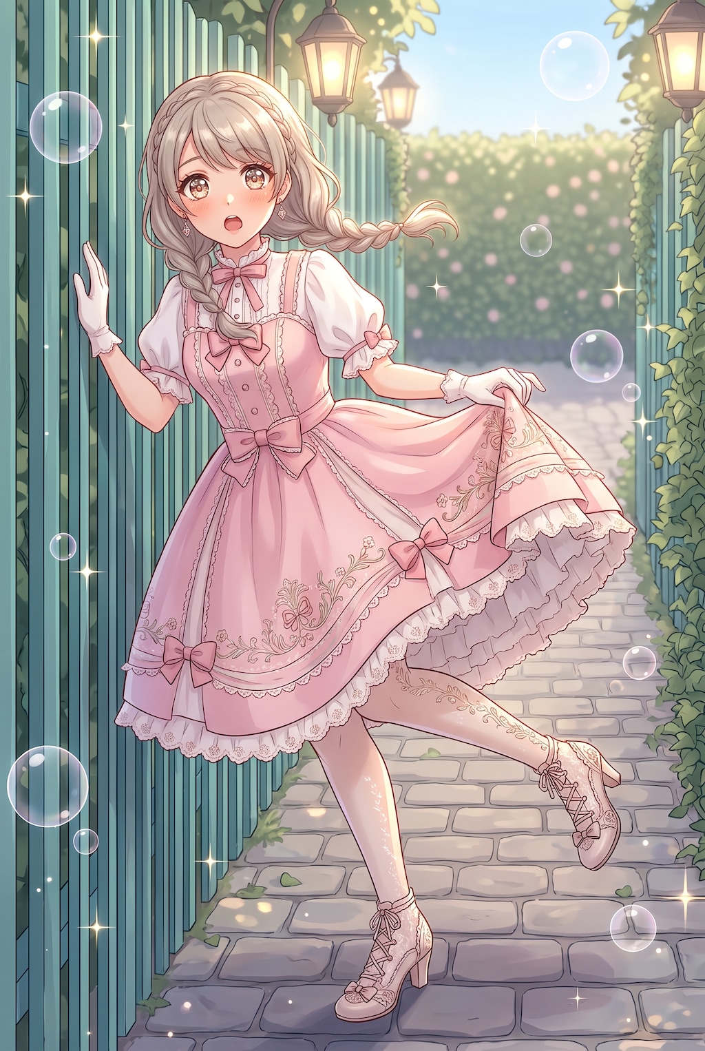 翡翠柵の月兎