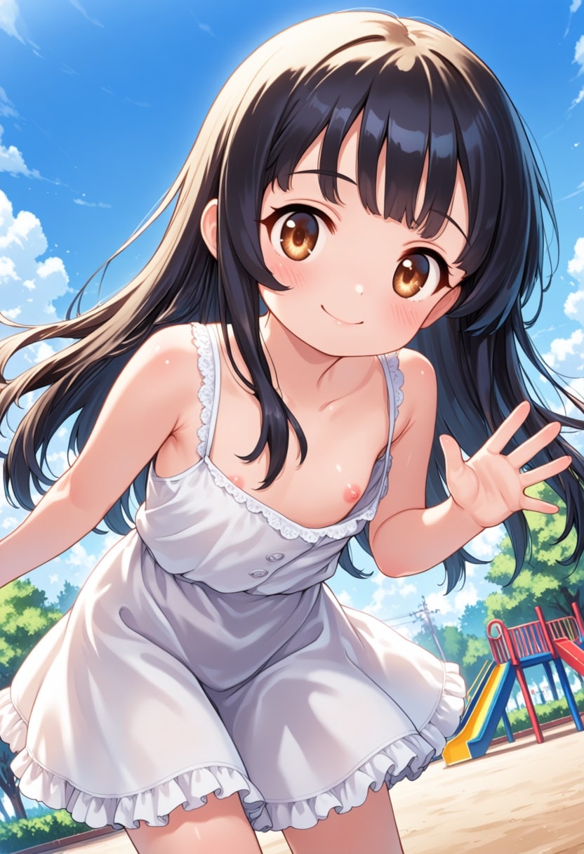 かなり無防備な女の子