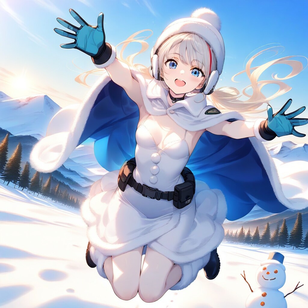 庭駆けまわる魔法少女