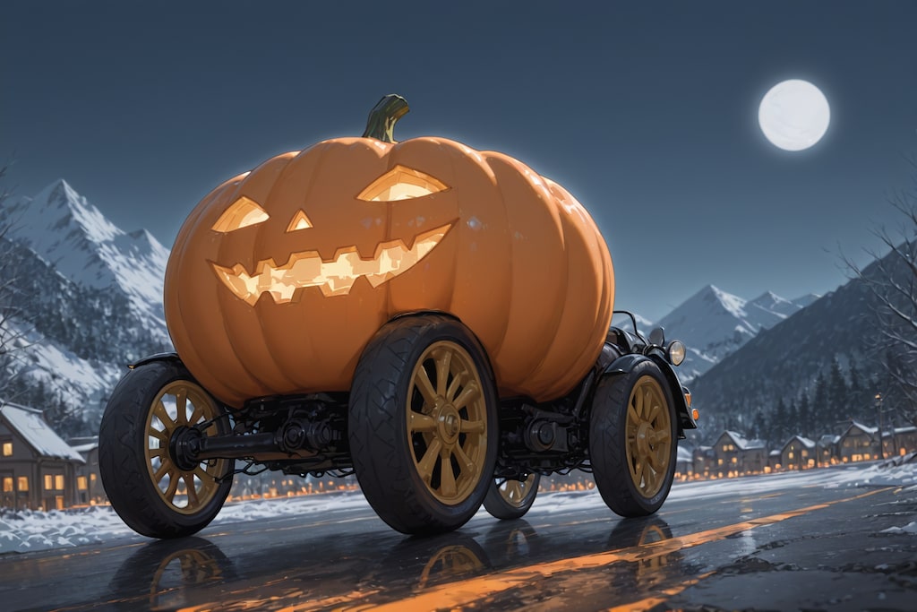 かぼちゃの自動車🚗