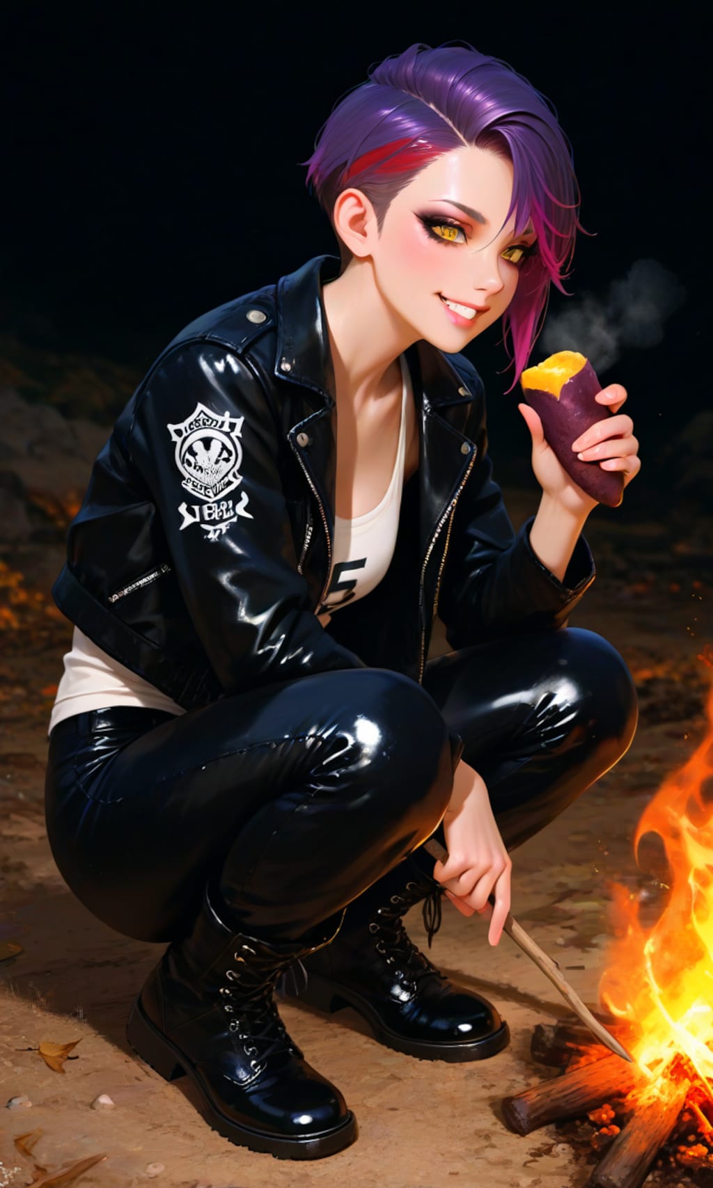 おっ？オマエも食うか？