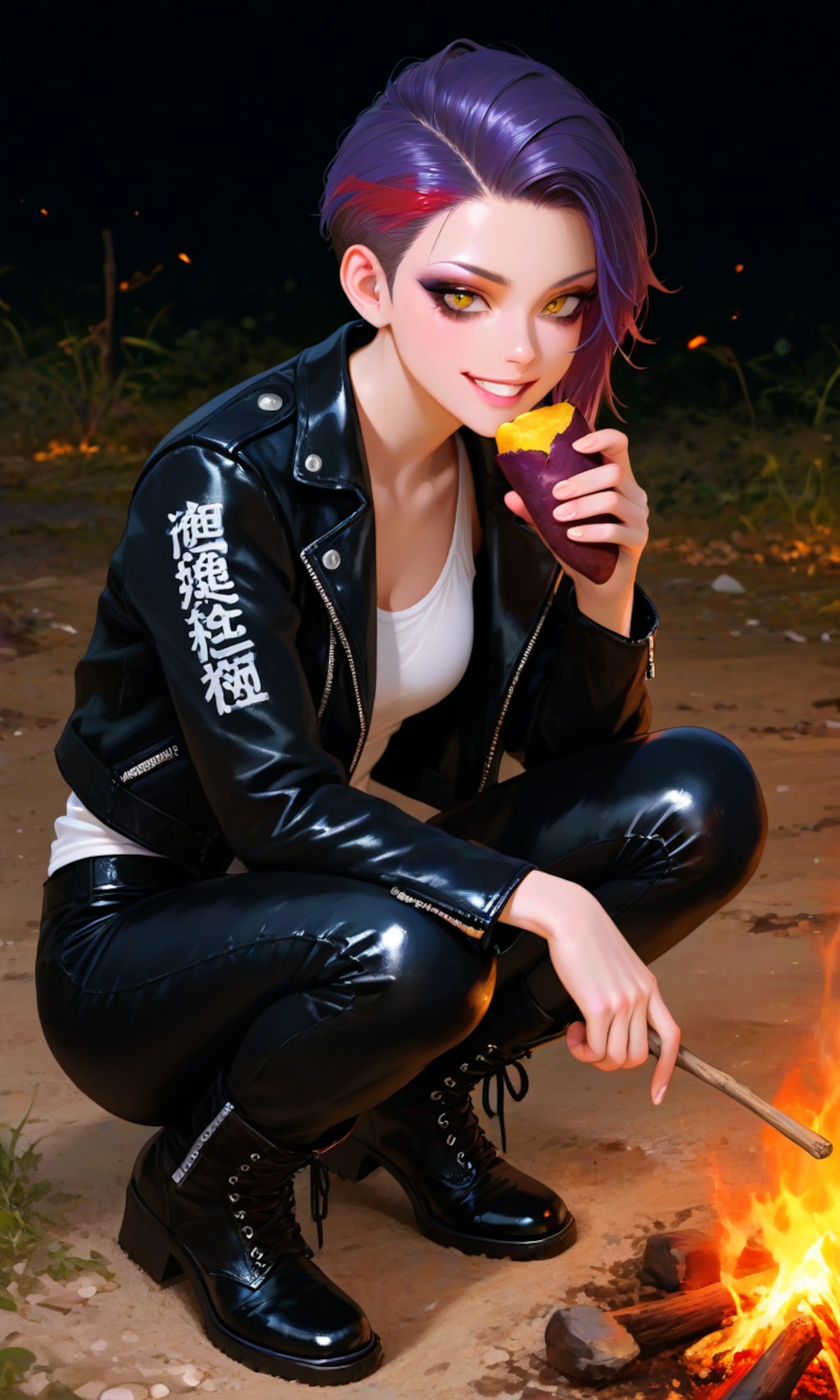 おっ？オマエも食うか？