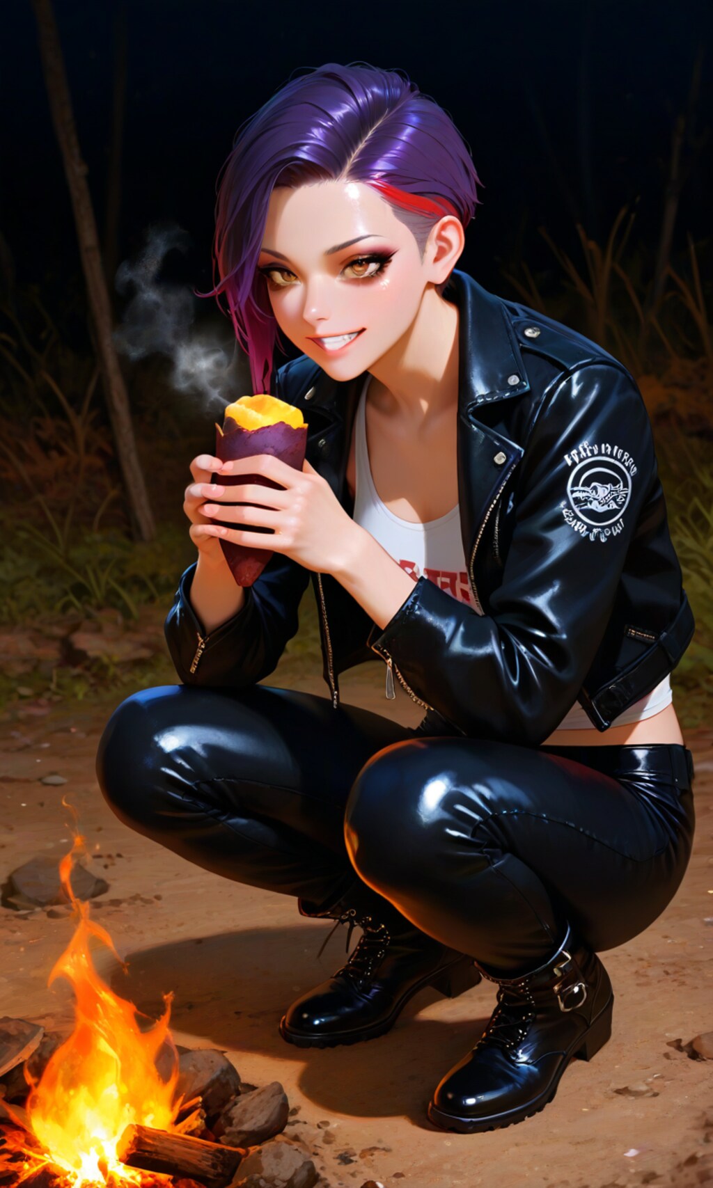 おっ？オマエも食うか？