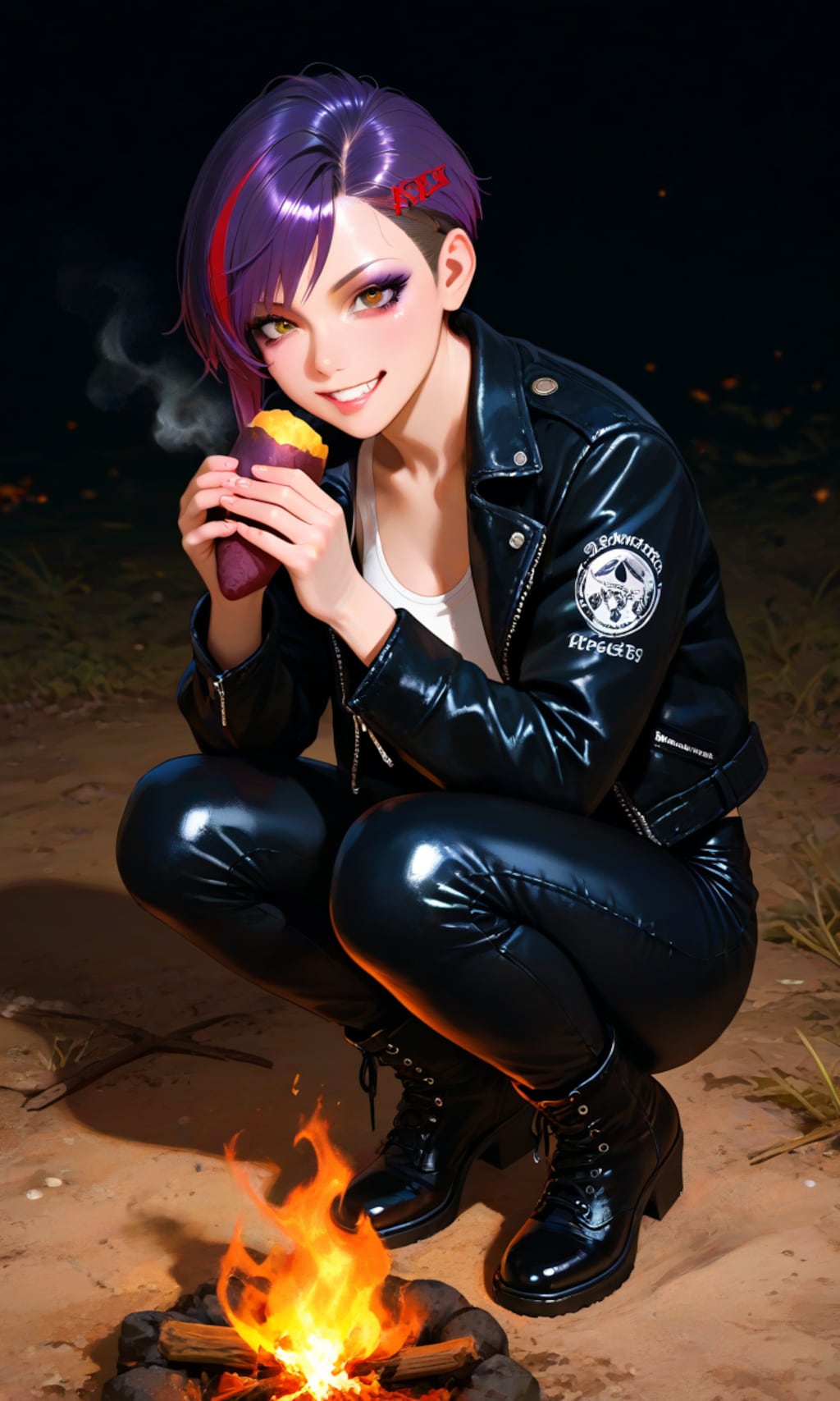 おっ？オマエも食うか？