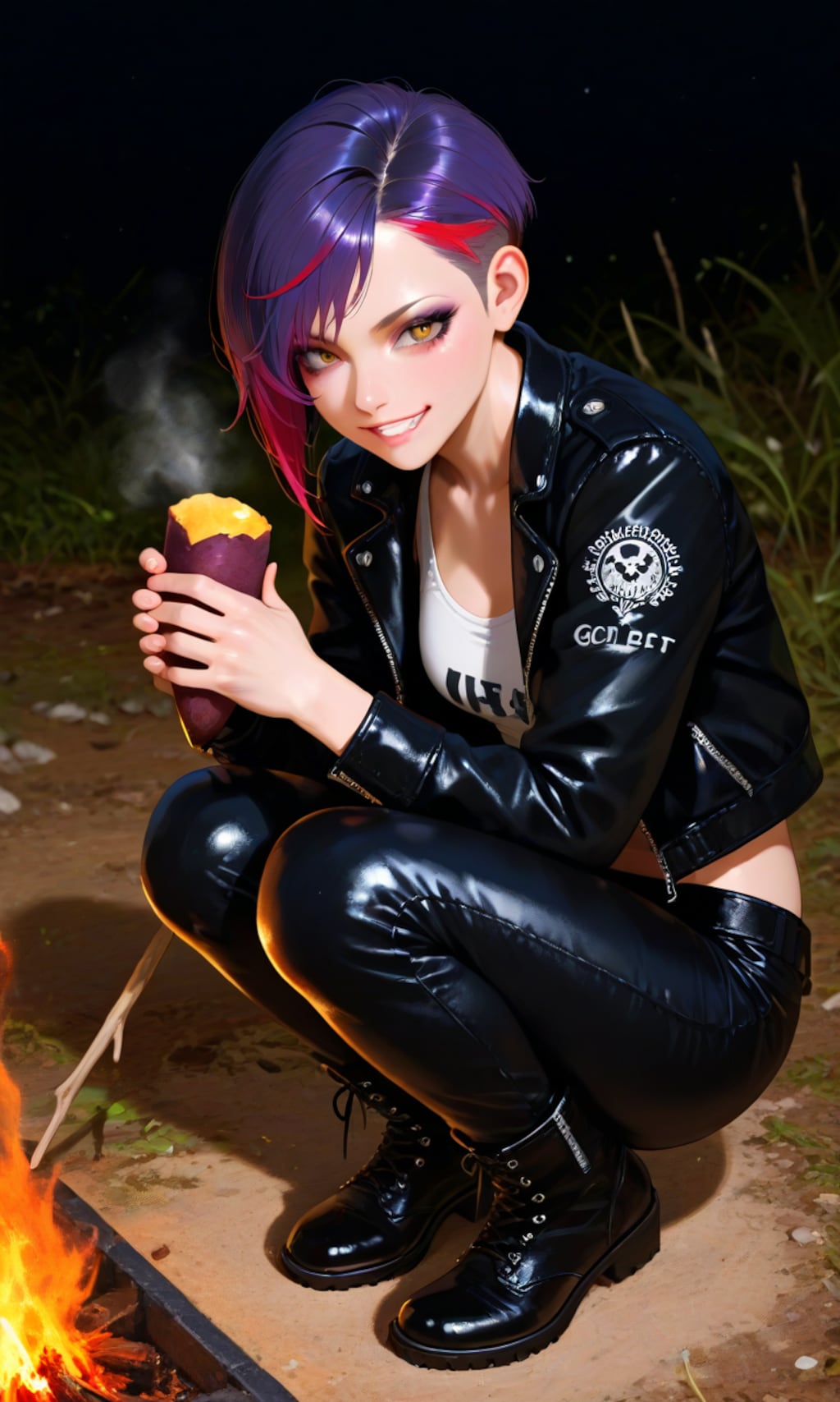 おっ？オマエも食うか？