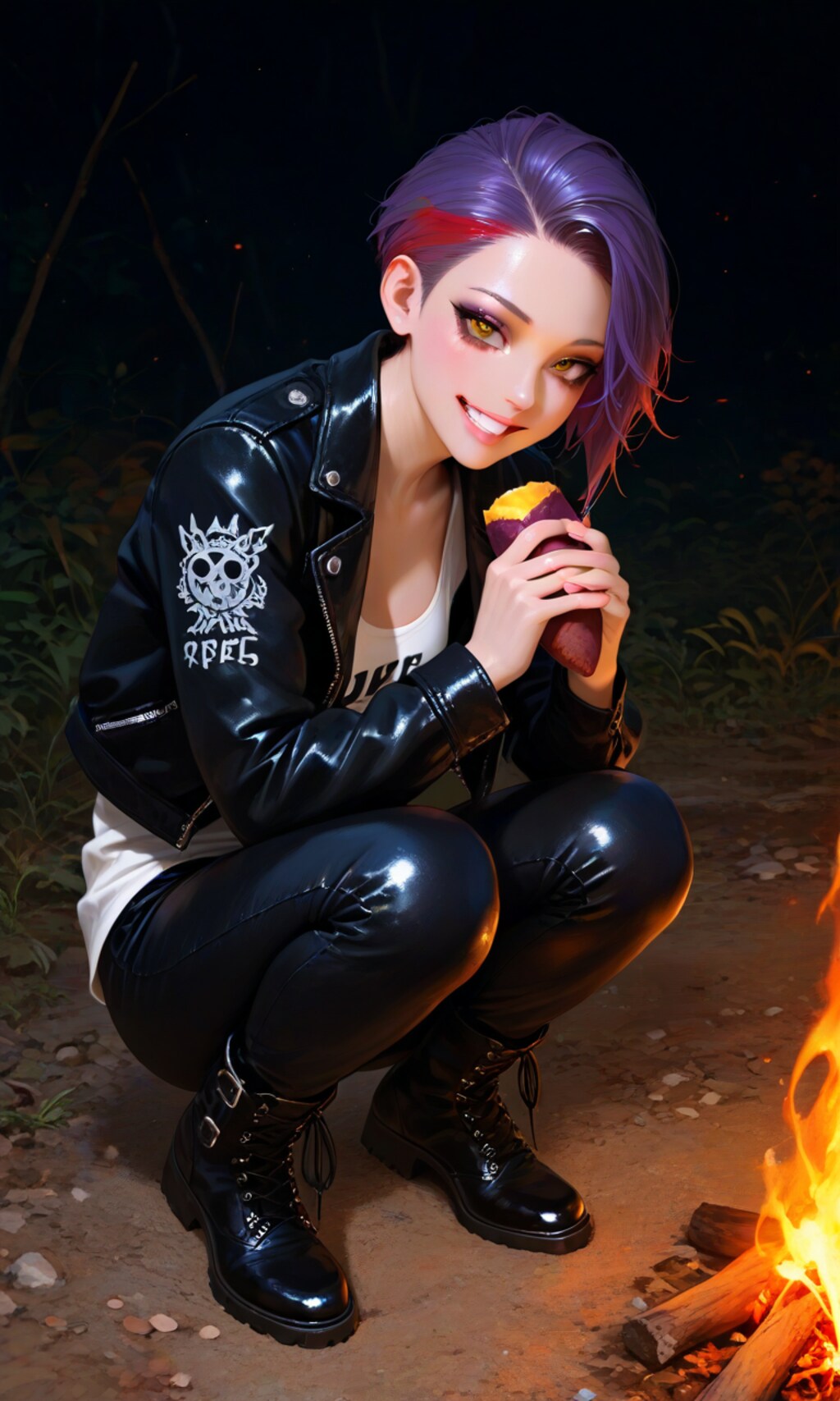 おっ？オマエも食うか？