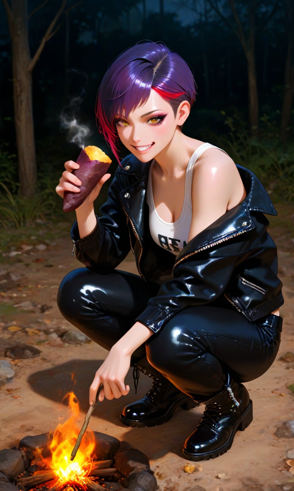 おっ？オマエも食うか？