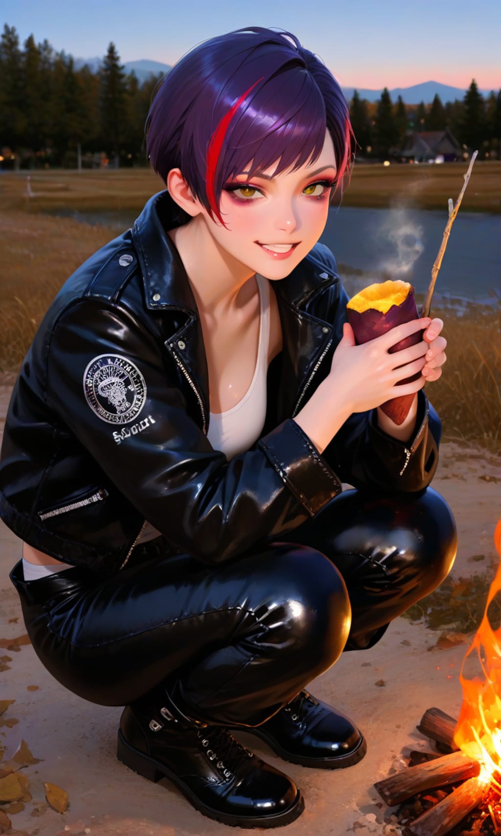 おっ？オマエも食うか？