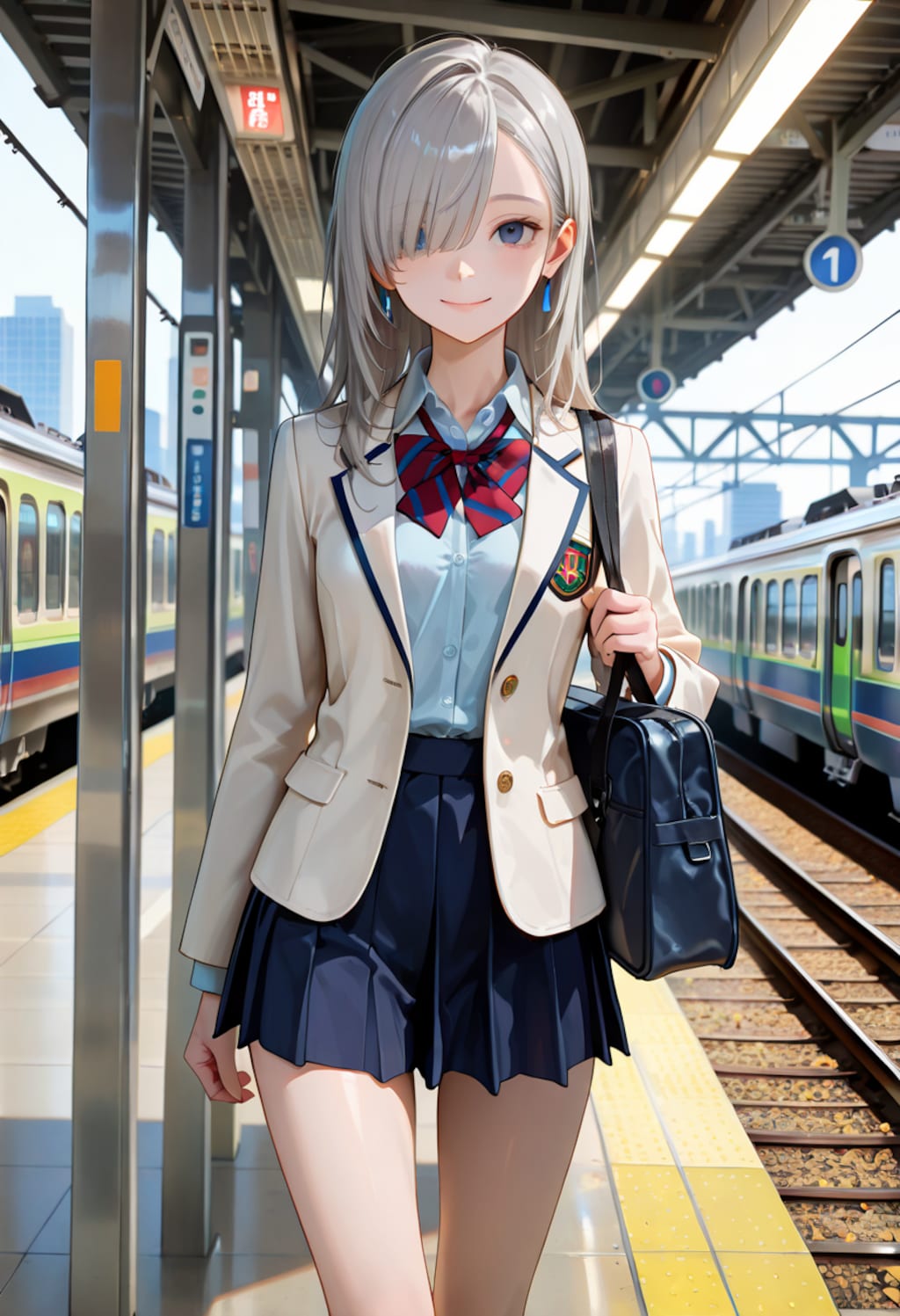 由璃亜 school uniform (2)