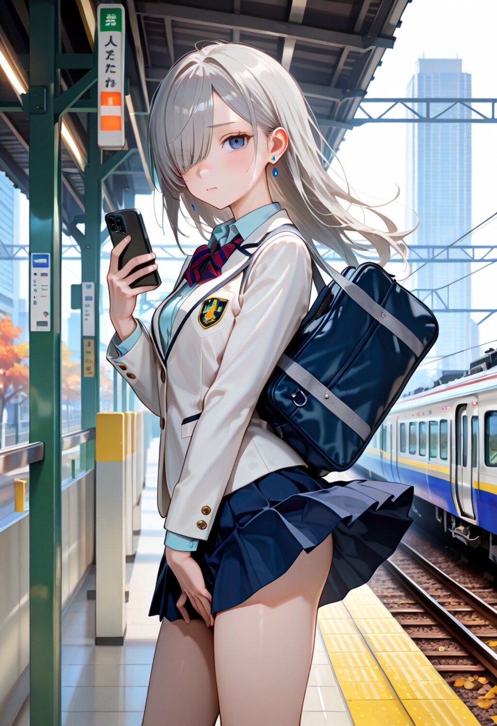 由璃亜 school uniform (2)