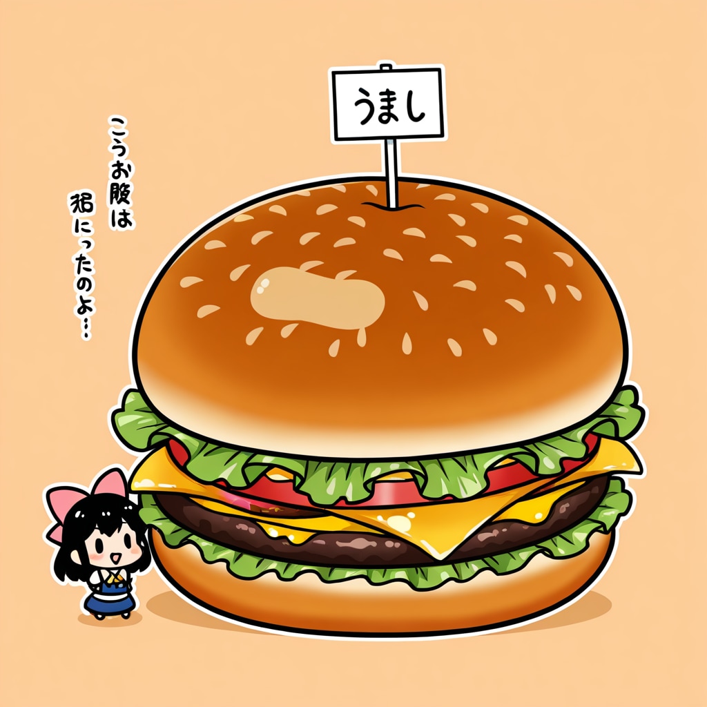 MOKAのグルメハンバーガー | の人気AIイラスト・グラビア