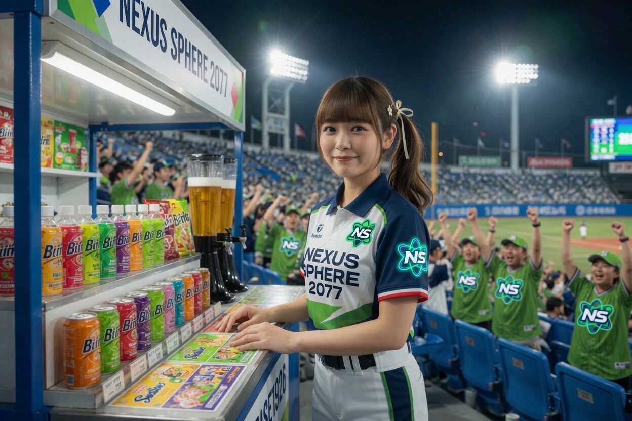ビール売り子風