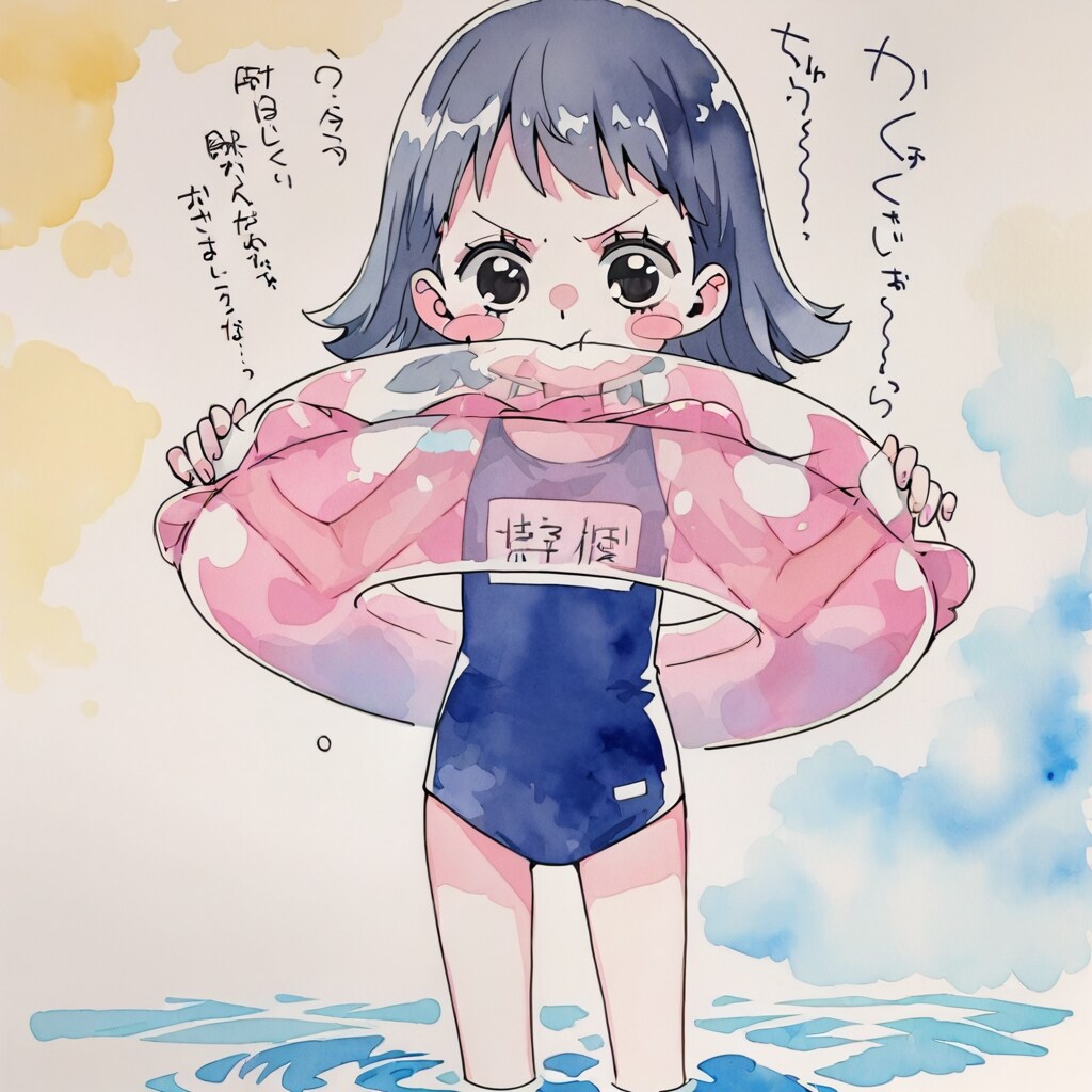 浮き輪ガール