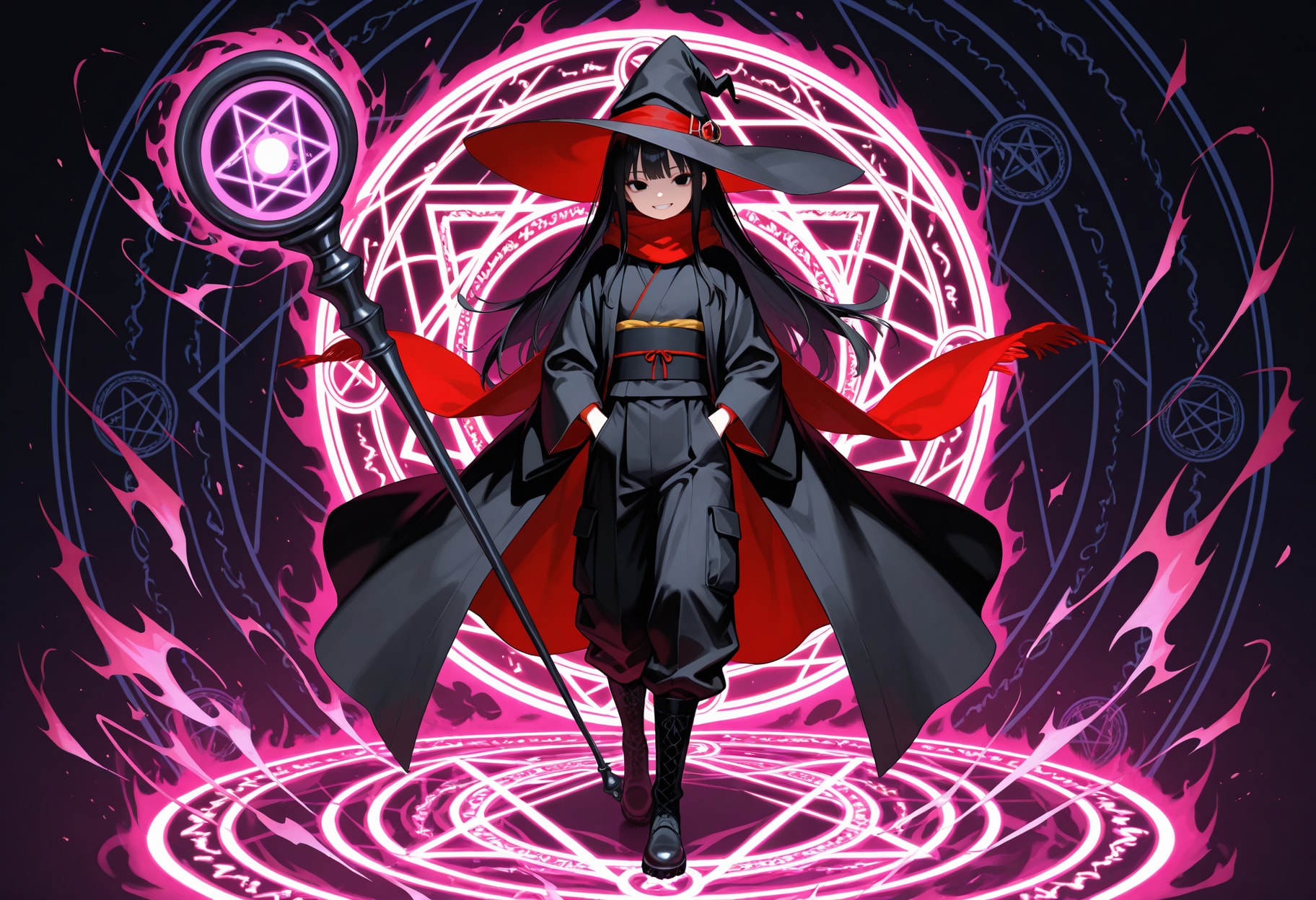 魔法の杖と魔女さん