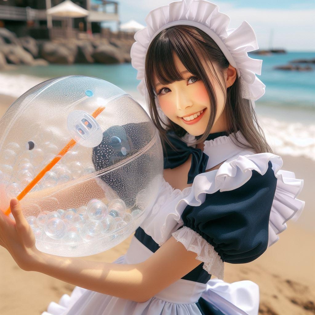 ビーチボールで遊びましょ