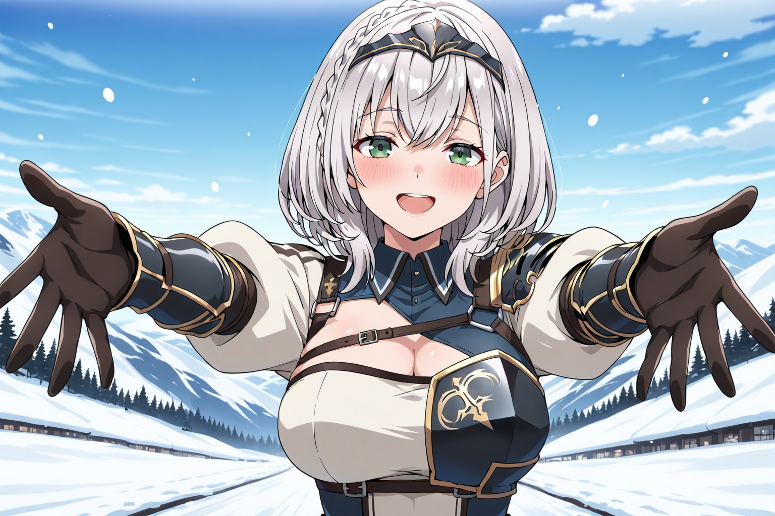 白銀ノエルは招く | の人気AIイラスト・グラビア