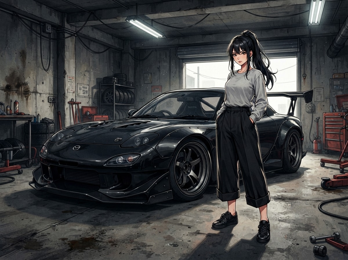 Black Car 2 | の人気AIイラスト・グラビア