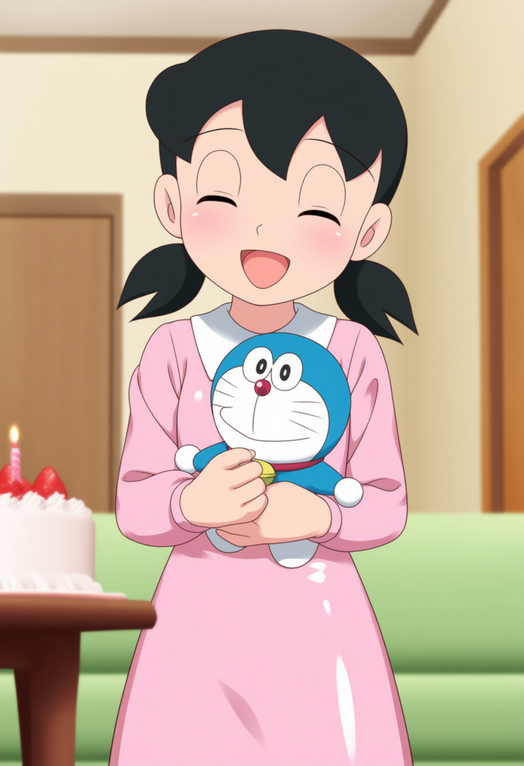 しずかちゃんの誕生日　お姫様ドレス