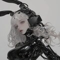 graphite bunny cosmic android girl sci-fi mode 黒鉛機械化兎耳隊 11枚目