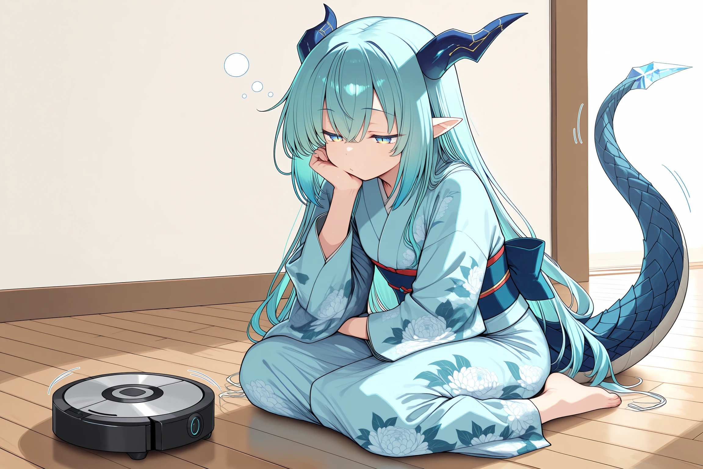 暇過ぎて虚無な竜娘さん