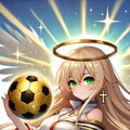 サッカーをする聖女候補生 2枚目