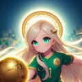 サッカーをする聖女候補生 5枚目