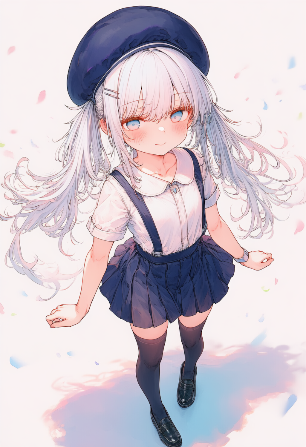 今日はニーソで登校なアリアちゃん_0424