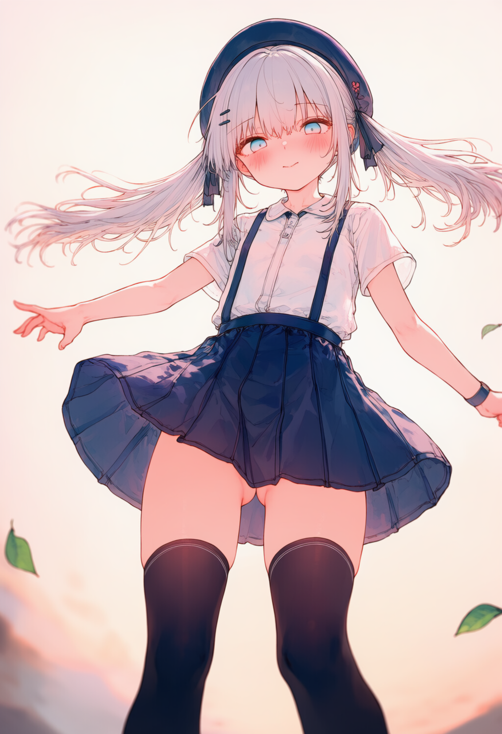 今日はニーソで登校なアリアちゃん_0424