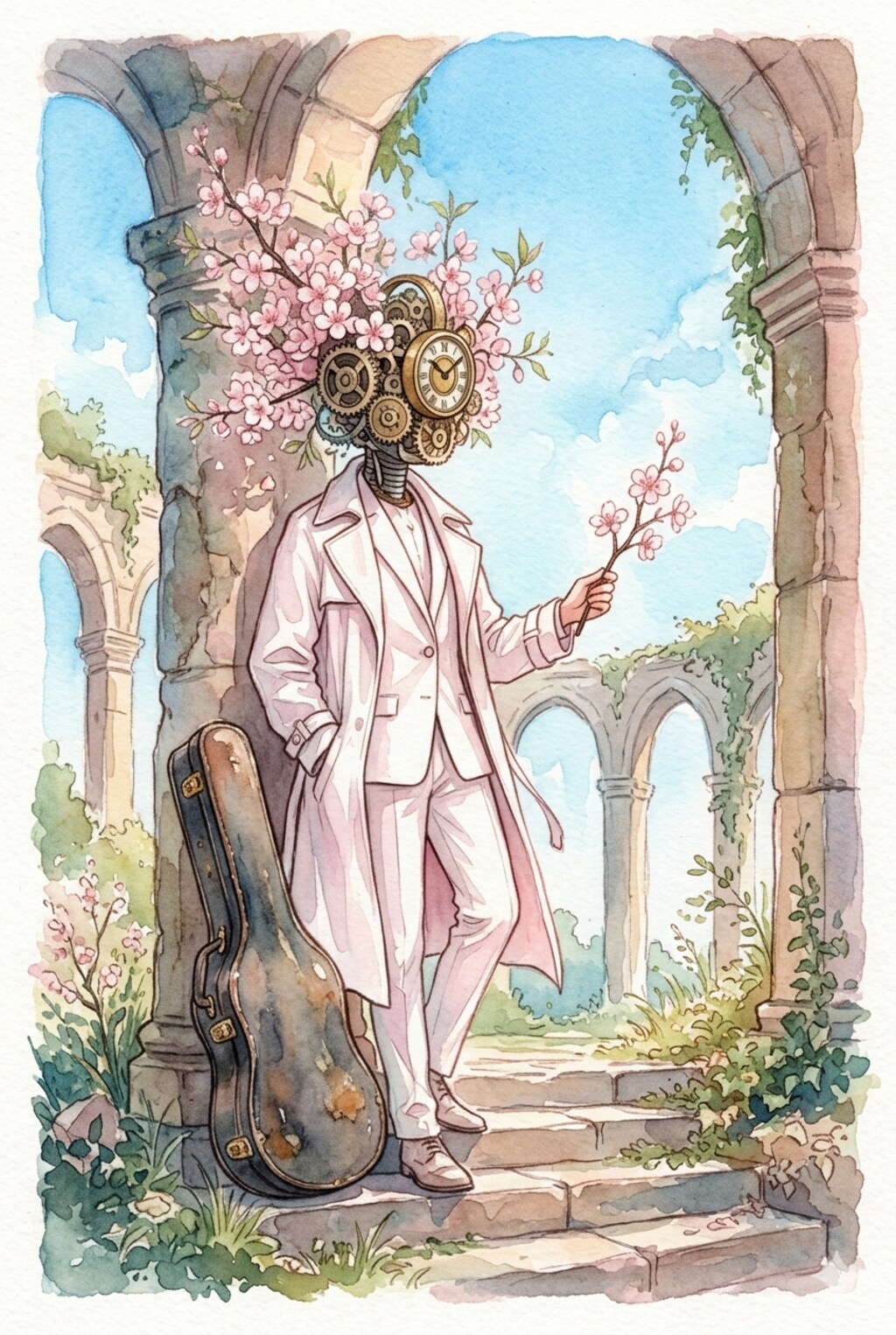 「桜の花車」