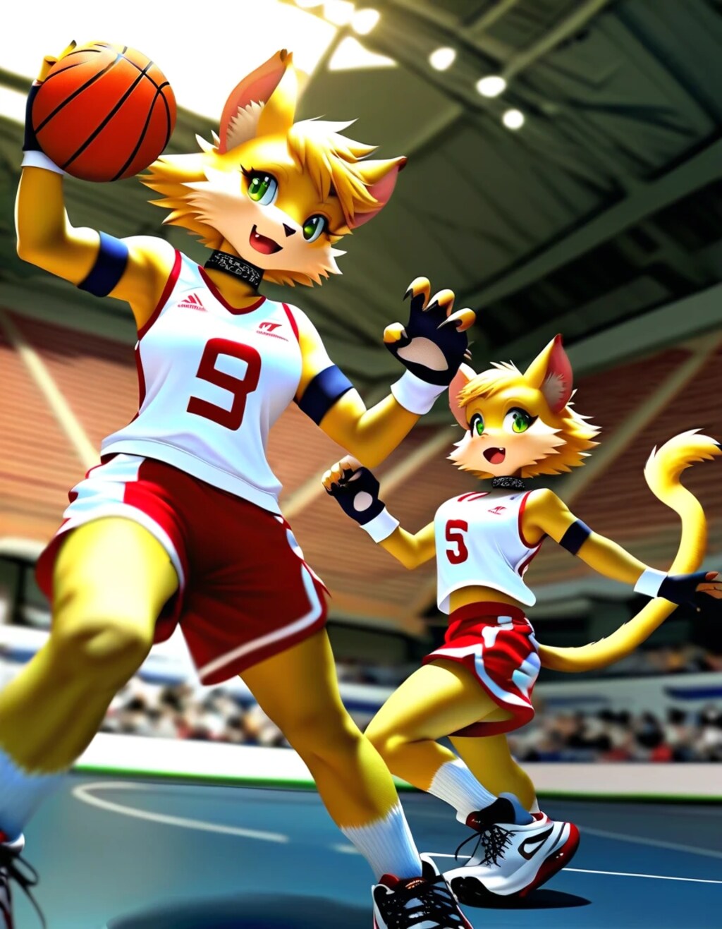 獣人バスケ（7枚）