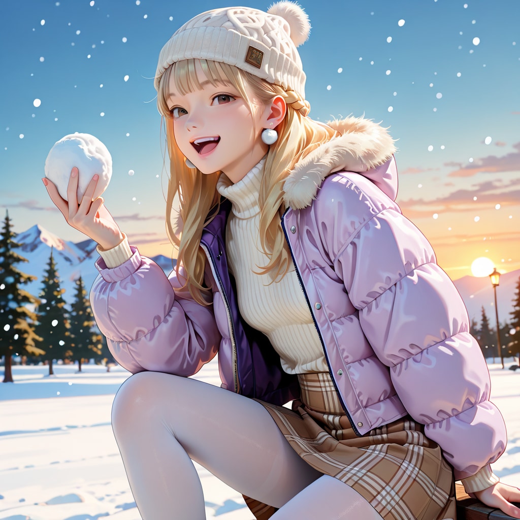 澪奈 Winter Vacation (3) | の人気AIイラスト・グラビア