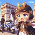 【謎画像】フランス遊説中に不審者扱いされ通報されたエジプトの女王ちゃん 2枚目