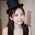 シルクハットの女性 2枚目