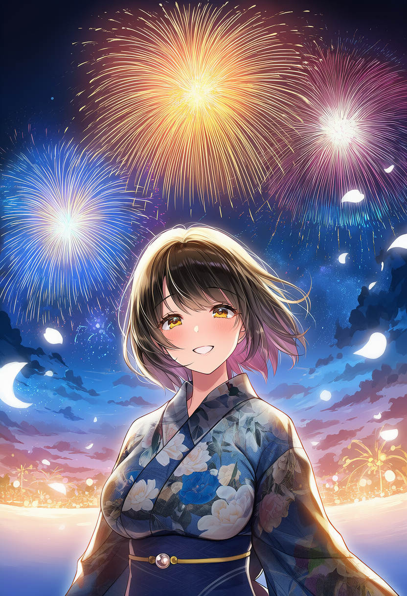 花火 | の人気AIイラスト・グラビア