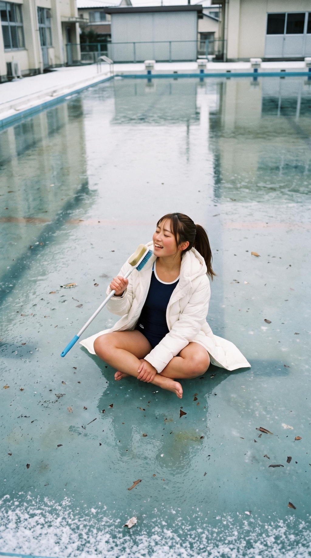 Winter at the Empty Pool