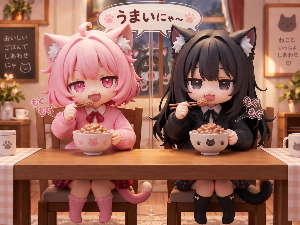 cyan motoさんちのねこちゃんにお泊りに来てもらった