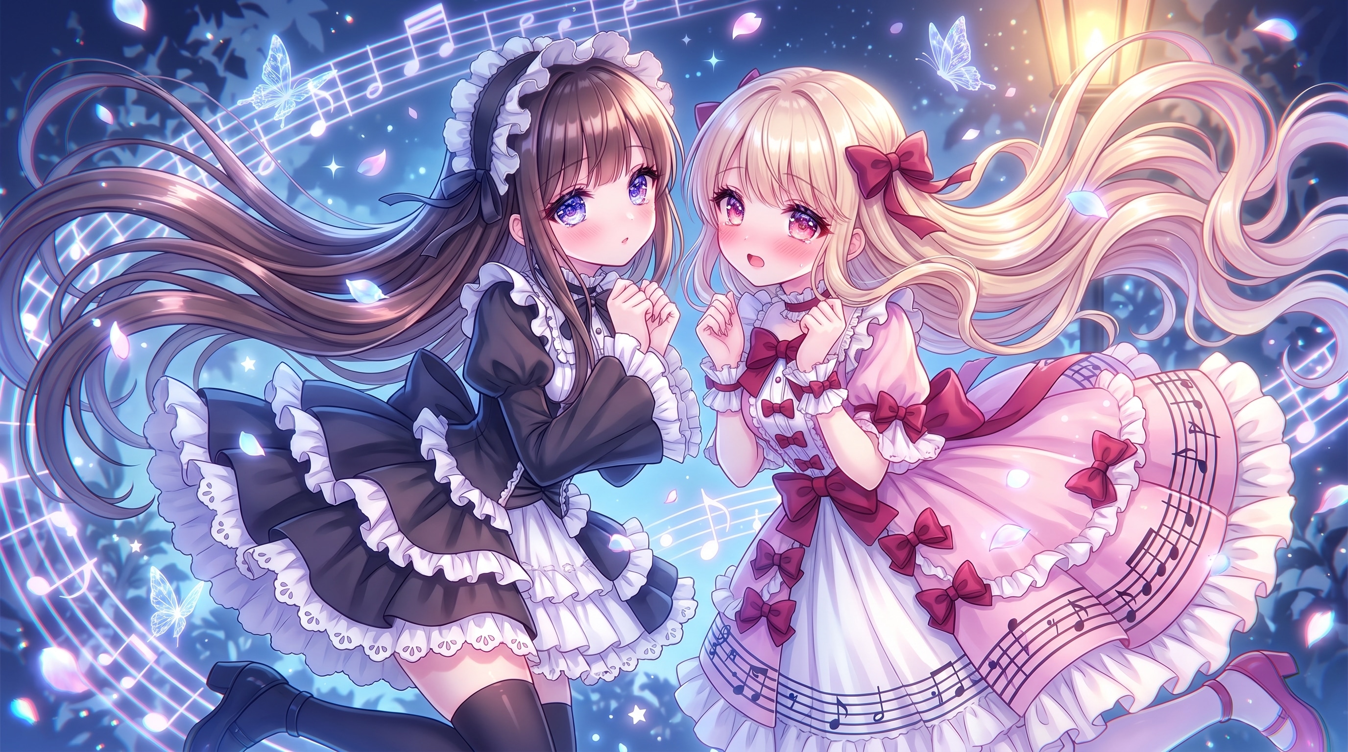 宵奏の双輪舞 | の人気AIイラスト・グラビア