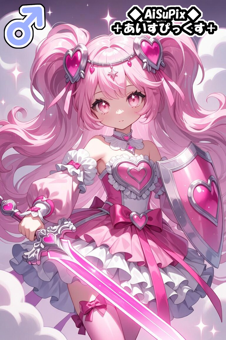 💙AiSuPix／どこかのピンク勇者ちゃん💙
