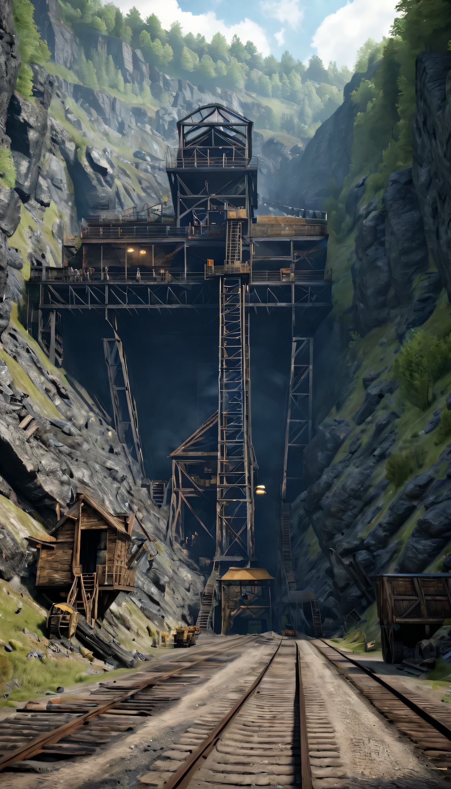 鉱山 03 | の人気AIイラスト・グラビア
