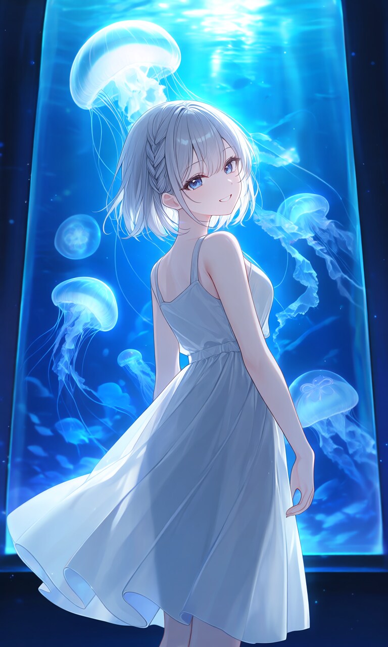 水族館で　② | の人気AIイラスト・グラビア