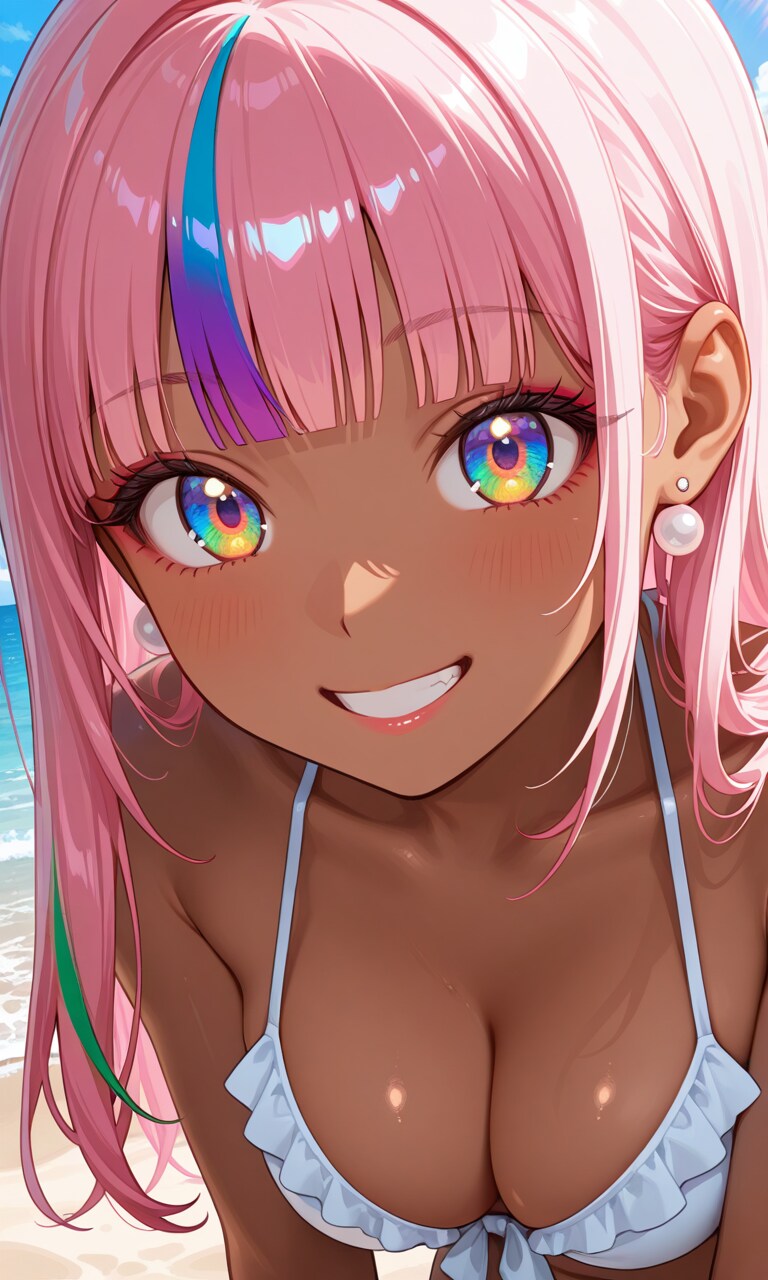 【うちの子】マイちゃんと海に来た